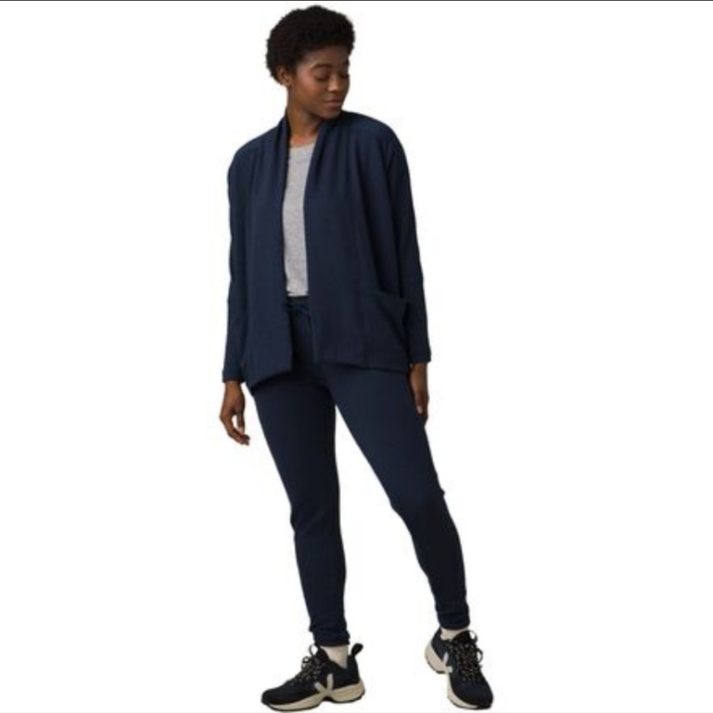 prAna Sunrise Wrap II Cardigan – Navy – Women’s Small